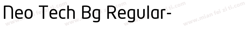 Neo Tech Bg Regular字体转换